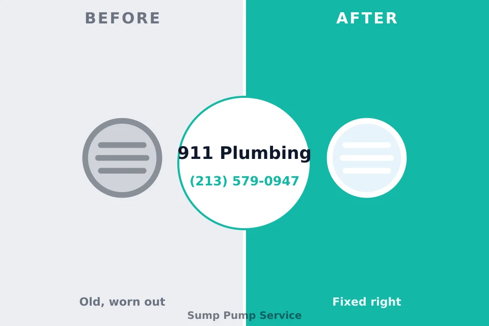 Before and after: plumbing company Eastport, ME